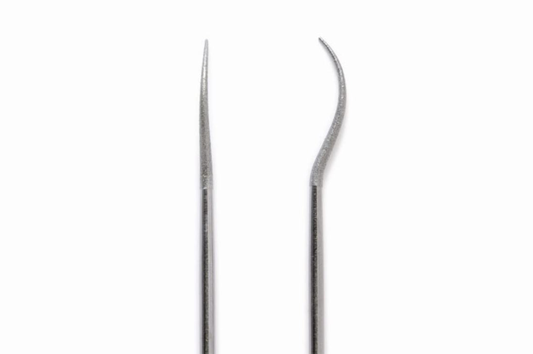 WAVE Special Shaped Diamond File Round, Curved End- Japan Figure Store - #1 Bring To You The Best Japanese Goods