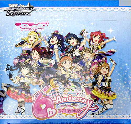 Bushiroad Weiss Schwarz Love Live Sunshine Booster Box 6th Anniversary Edition- Japan Figure Store - #1 Bring To You The Best Japanese Goods