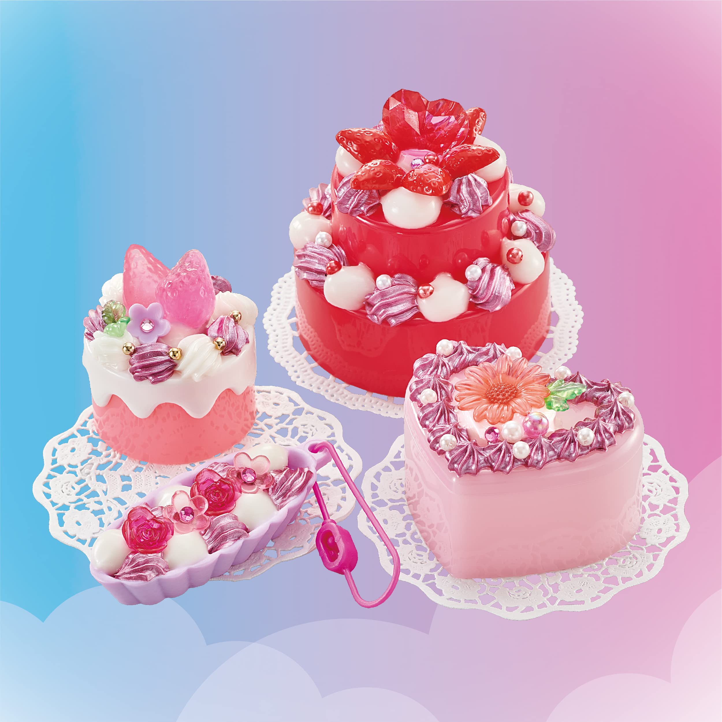 Whipple Pearl Cream Rose Sweets Set W-148 St Mark Cert Ages 8+ Toy Decor Chef Making Toy Epoch- Japan Figure Store - #1 Bring To You The Best Japanese Goods