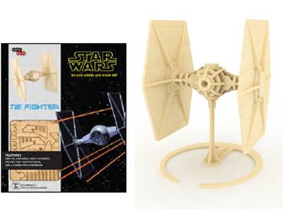 A-ZONE 3D Wood Models Star Wars Tie Fighter- Japan Figure Store - #1 Bring To You The Best Japanese Goods