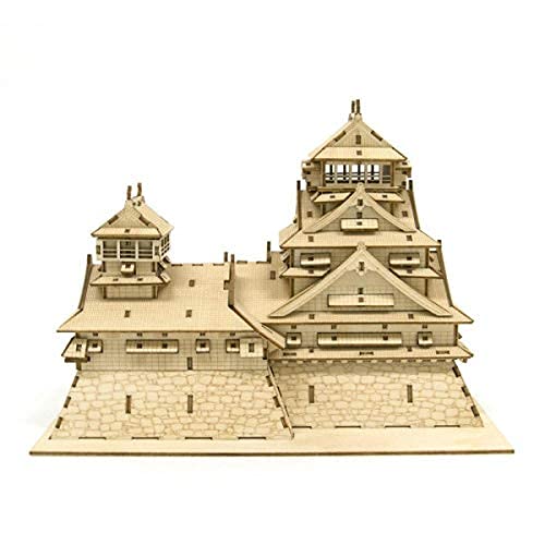 A-ZONE Wooden Art Ki-Gu-Mi Kumamoto Castle Kumamon- Japan Figure Store - #1 Bring To You The Best Japanese Goods