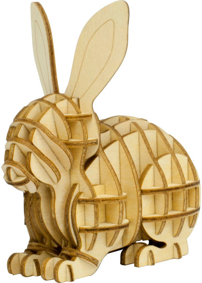 A-ZONE Wooden Art Ki-Gu-Mi Rabbit- Japan Figure Store - #1 Bring To You The Best Japanese Goods
