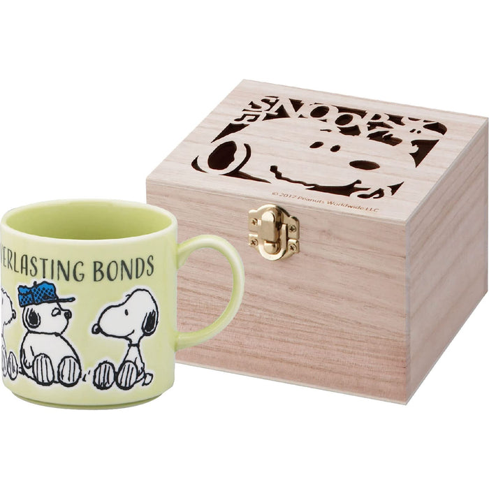 YAMAKA Peanuts Snoopy Mug With Wooden Box Bond- Japan Figure Store - #1 Bring To You The Best Japanese Goods