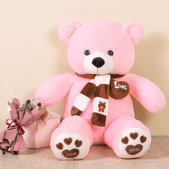 Yunnasi Plush Bear Pink 80cm Japanese Teddy Bears Birthday Presents Ideas- Japan Figure Store - #1 Bring To You The Best Japanese Goods