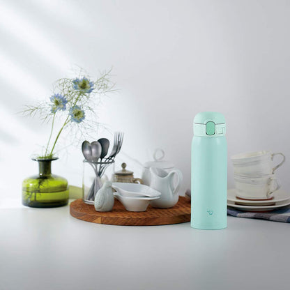 Zojirushi Sm-Wa48-Gl Apple Green Stainless Mug 480ml - Japanese Stainless Mugs - Water Bottles- Japan Figure Store - #1 Bring To You The Best Japanese Goods