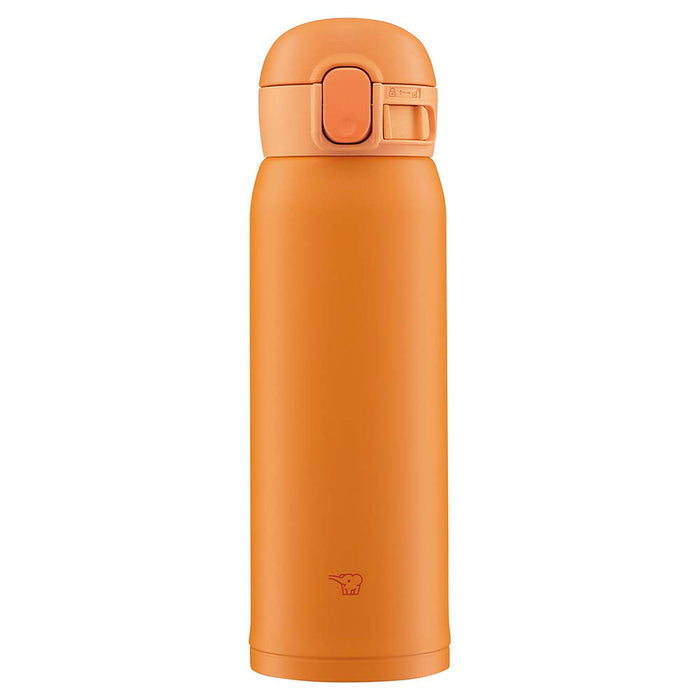 Zojirushi Water Bottle (Seamless One Touch): Orange 480ml - Japanese Stainless Steel Bottle- Japan Figure Store - #1 Bring To You The Best Japanese Goods