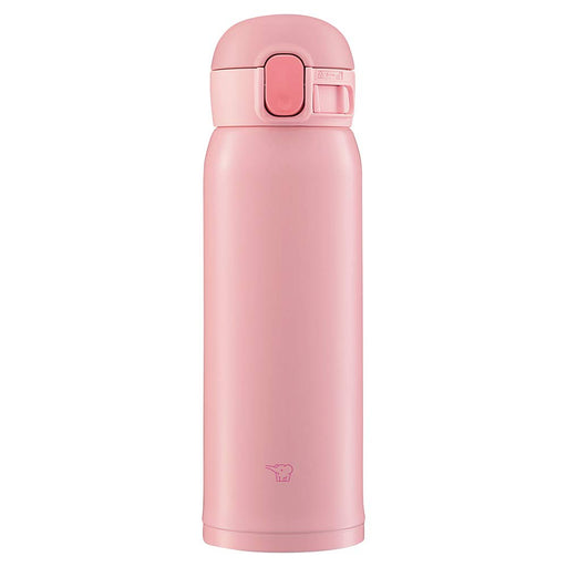 Zojirushi Water Bottle (Seamless One Touch): Peach Pink 480ml - Japanese Stainless Steel Bottle- Japan Figure Store - #1 Bring To You The Best Japanese Goods