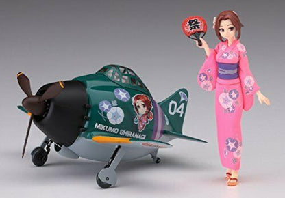 1/20 Egg Girls Collection No.04 'siranagi Sakura' W/egg Plane Zero Fighter